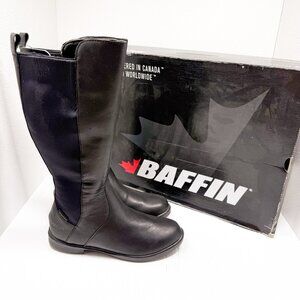 Baffin Stratford Waterproof Black Knee High Riding Boots Women’s Size 7 EUR 37